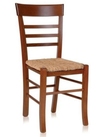 SEDIA RUSTICHE IN LEGNO MASSELLO