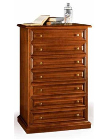 CASSETTIERA 7 CASSETTI VERNICIATA