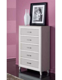 CASSETTIERA 5 CASSETTI LACCATA