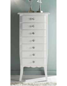 CASSETTIERA 7 CASSETTI LACCATA