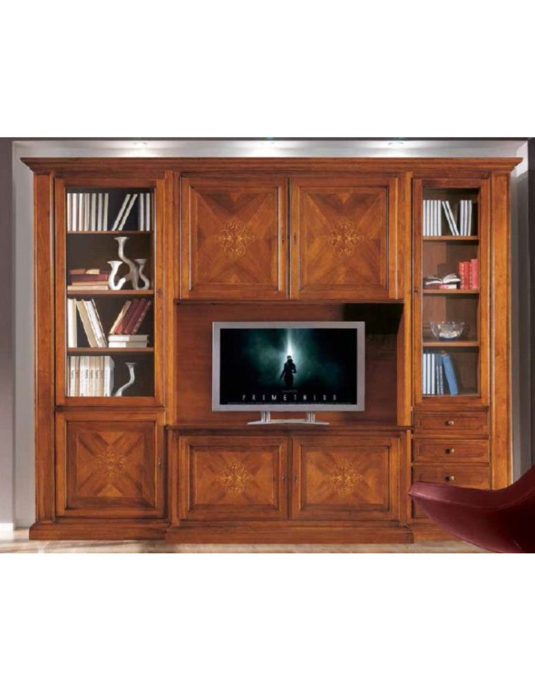 SOGGIORNO IN LEGNO INTARSIATO