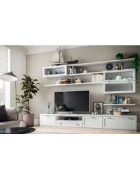 COMPOSIZIONE SOGGIORNO COLORE BIANCO PERLA