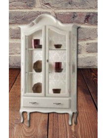 VETRINA 2 PORTE 2 CASSETTI