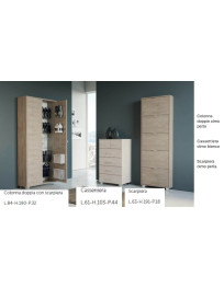 CASSETTIERA + SCARPIERE