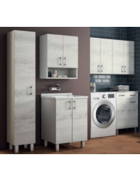 LAVATOIO DA 60 CM COLONNA SINGOLA  N 2 PENSILI DOPPI DA 81 CM  BASE DOPPIA