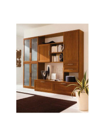 COMPOSIZIONE SOGGIORNO CON 4 VETRINE