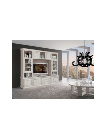 SOGGIORNO LACCATO 3 CASSETTI CENTRALI