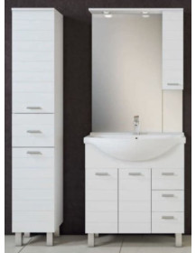 BASE 85 CM LAVABO NEW CONSOLE SPECCHIERA CON PENSILE DA 81
