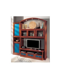 SOGGIORNO CON  MENSOLA ROTONDA CON FARETTI