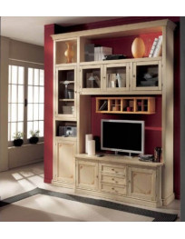 SOGGIORNO LACCATO CON VETRI