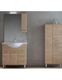 BASE 85 CM  LAVABO NEW CONSOLE E SPECCHIERA