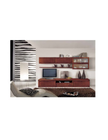 SOGGIORNO LINEARE VERNICIATO CILIEGIO