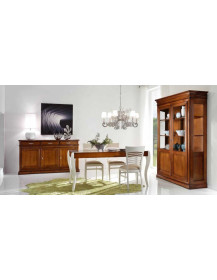 SOGGIORNO 3 ANTE CON VETRINA 2 PORTE E TAVOLO