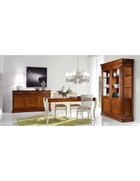 SOGGIORNO 3 ANTE CON VETRINA 2 PORTE E TAVOLO