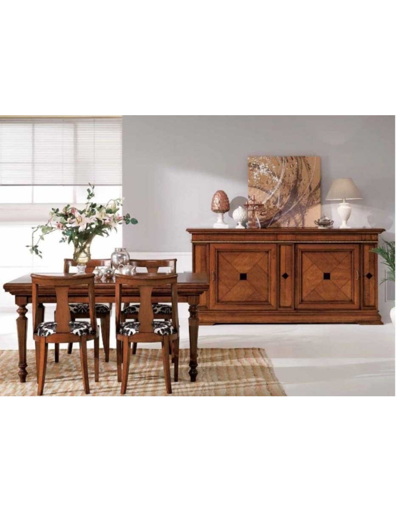 CREDENZA 2 PORTE 2 CASSETTI