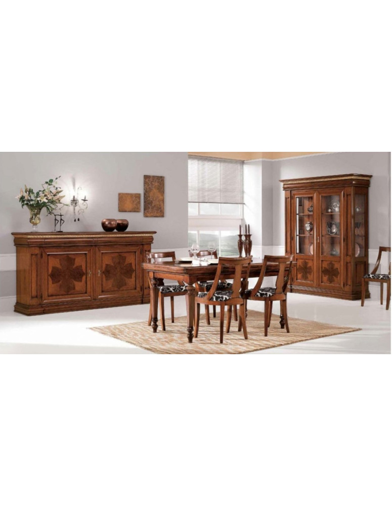 CREDENZA 2 PORTE 2 CASSETTI