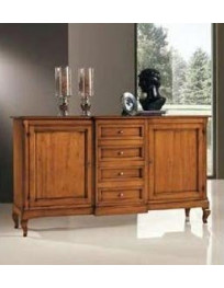CREDENZA DUE PORTE DUE CASSETTI