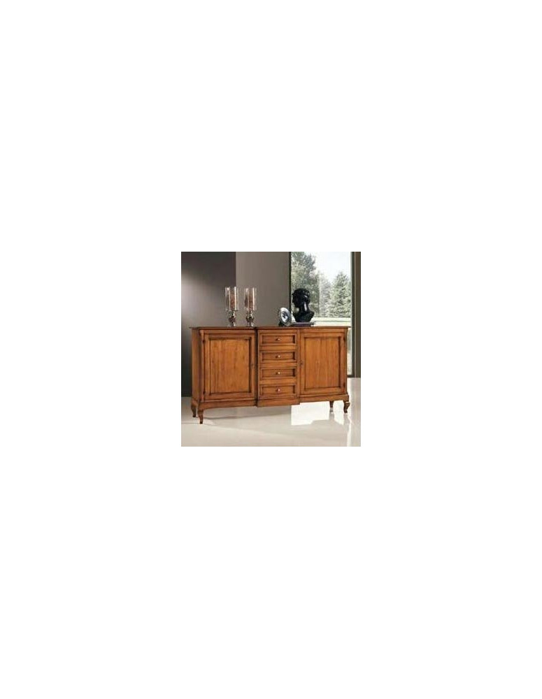 CREDENZA DUE PORTE DUE CASSETTI