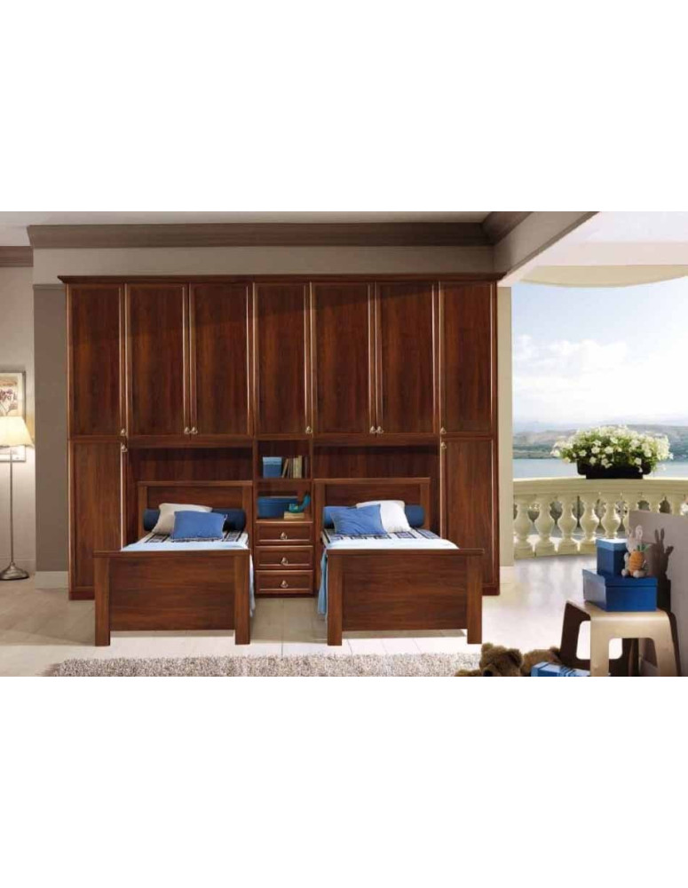 CAMERETTA A PONTE CON DUE LETTINI