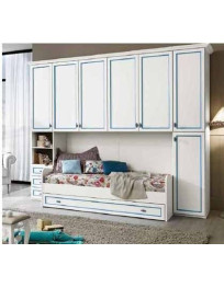 CAMERETTA A PONTE CON PROFILI IN GLICINE