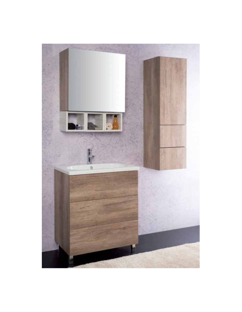 BAGNO A TERRA CON COLONNA LATERALE DX