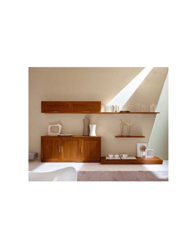 SOGGIORNO CON BASE E VETRINE APPESE