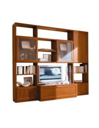 SOGGIORNO CON CESTONI E VETRINE