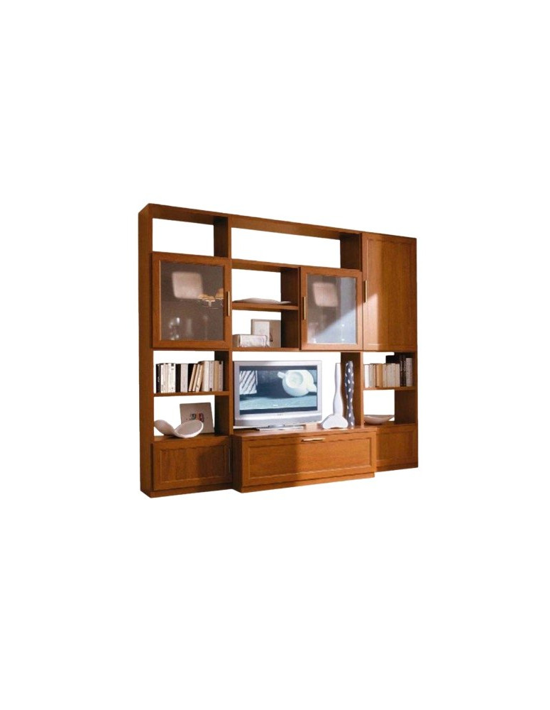 SOGGIORNO CON CESTONI E VETRINE