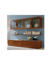 SOGGIORNO A PARETE CON PENSILE