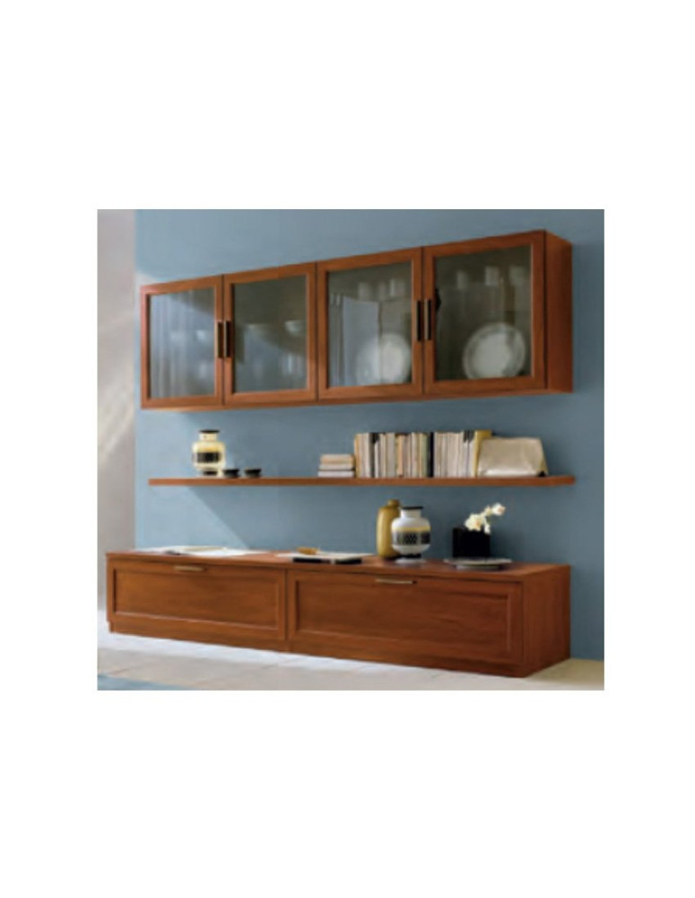 SOGGIORNO A PARETE CON PENSILE