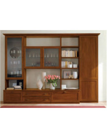 SOGGIORNO A PARETE VERNICIATO