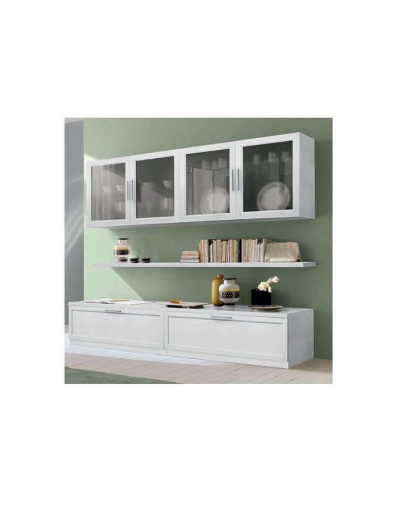 SOGGIORNO CON PENSILI E CESTONI