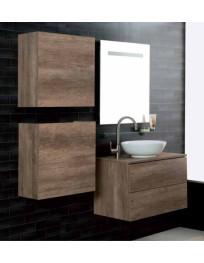 COMPOSIZIONE BAGNO DA CM 1.60 IN OLMO SCURO