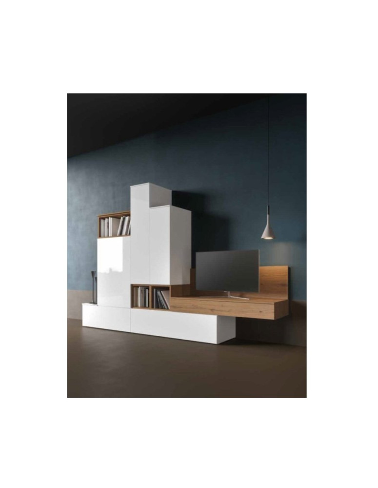 SOGGIORNO CON CASSETTI E BASE SOSPESA