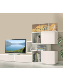 SOGGIORNO CON CASSETTONI