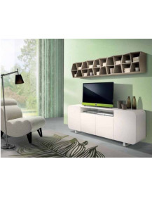 SOGGIORNO CON LIBRERIA SOSPESA A GIORNO