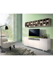 SOGGIORNO CON LIBRERIA SOSPESA A GIORNO