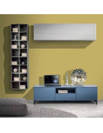 SOGGIORNO CON LIBRERIA LATERALE