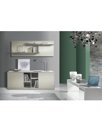 SOGGIORNO CON MADIA A TERRA E VANI A GIORNO CENTRALI