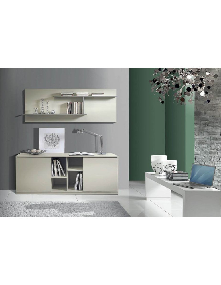 SOGGIORNO CON MADIA A TERRA E VANI A GIORNO CENTRALI