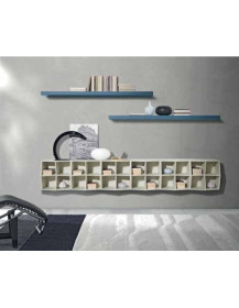 SOGGIORNO A QUADROTTI SOSPESO E MENSOLE