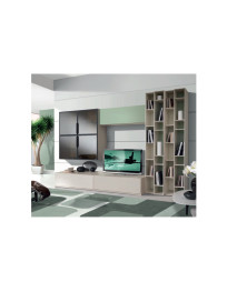 SOGGIORNO CON VETRI E LIBRERIA A VANI A GIORNO