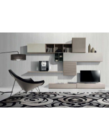 SOGGIORNO SOSPESO CON CON DUE CASSETTI