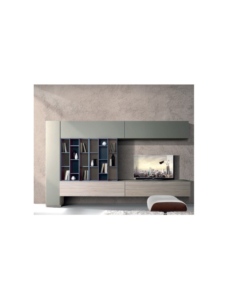 SOGGIORNO CON COLONNA A TERRA PIU PARTE SOSPESA