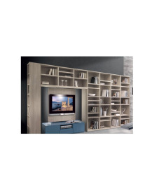 SOGGIORNO MODERNO CON VANO LATERALE PER LIBRI