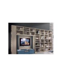 SOGGIORNO MODERNO CON VANO LATERALE PER LIBRI