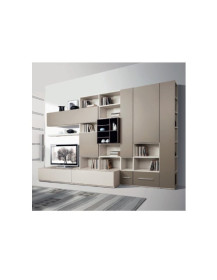 SOGGIORNO CON VANO PER TV E ANTE CHIUSE