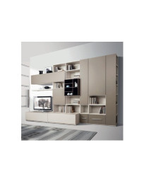 SOGGIORNO CON VANO PER TV E ANTE CHIUSE