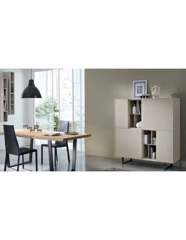 SOGGIORNO A MADIA COLORE TORTORA