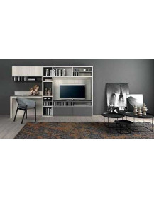 SOGGIORNO CON VANO PER TV E SCRITTOIO